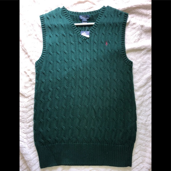 Ralph Lauren polo dark green vest! NWT - Picture 1 of 2